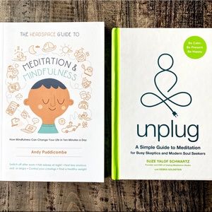 NWOT, Mindfullness + Meditation, 2 books, Unused